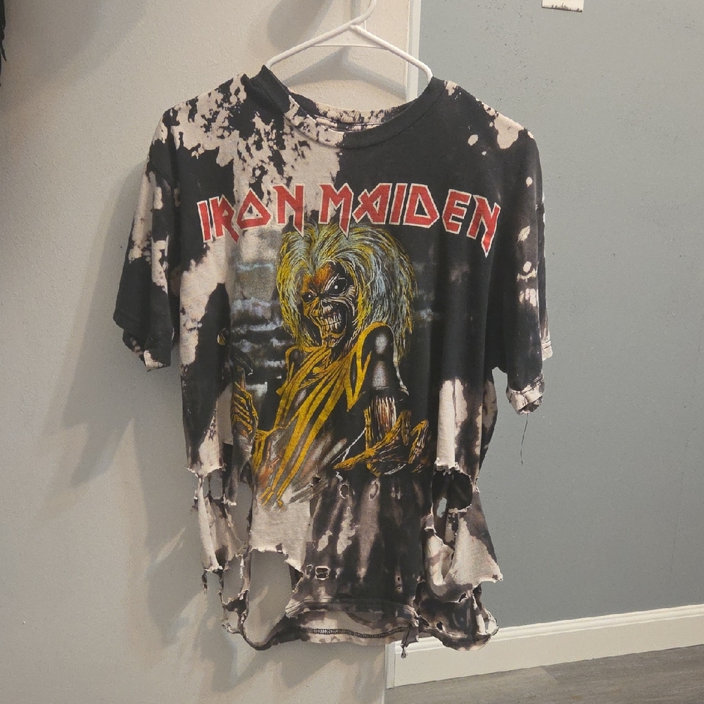 Vintage Distressed Iron Maiden Tee